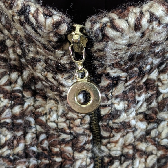 🔥Claude Rene Jacket chunky tweed zip Jacket 8 VTG - Picture 4 of 8